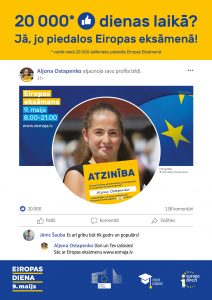 Svini Eiropas dienu un piedalies „Eiropas eksāmenā”!