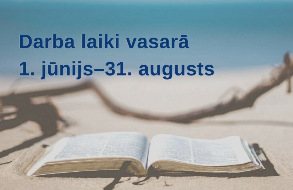 Vasaras darba laiks 2024