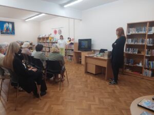 Projekta “Iekļaujošā bibliotēka” pasākums Sarkandaugavā
