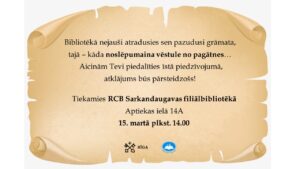 Piedzīvojumu spēle bērniem Sarkandaugavā