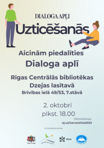 “Dialoga apļi” turpinās Rīgas Centrālajā bibliotēkā