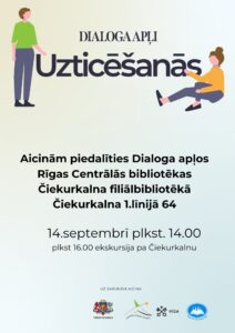 “Dialoga apļu” sarunas RCB Čiekurkalna filiālbibliotēkā