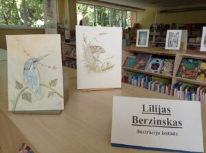 Lilijas Berzinskas grāmatu ilustrāciju izstāde Imantā