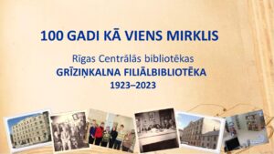 Grīziņkalna filiālbibliotēkai 100