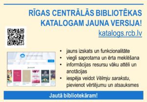 RCB katalogam jauns izskats un iespējas autorizētiem lietotājiem