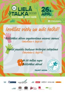 Čiekurkalnā Lielā talka!