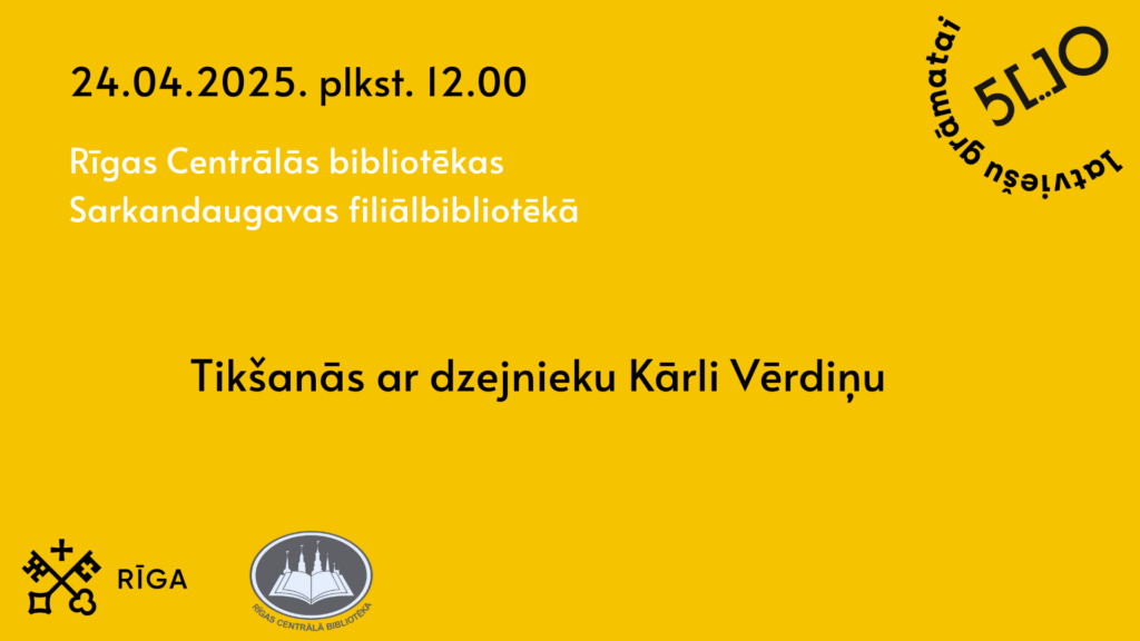 Tikšanās ar dzejnieku Kārli Vērdiņu