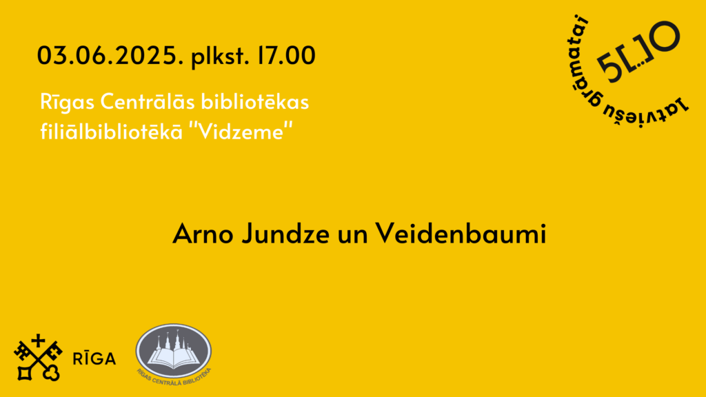 Tikšanās ar rakstnieku Arno Jundzi