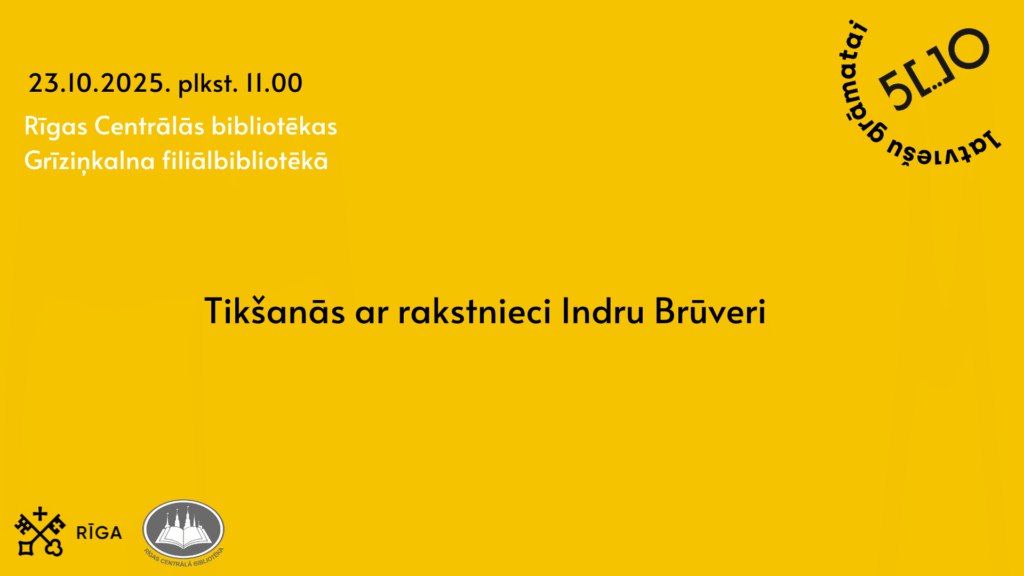 Tikšanās ar dzejnieci un tulkotāju Indru Brūveri