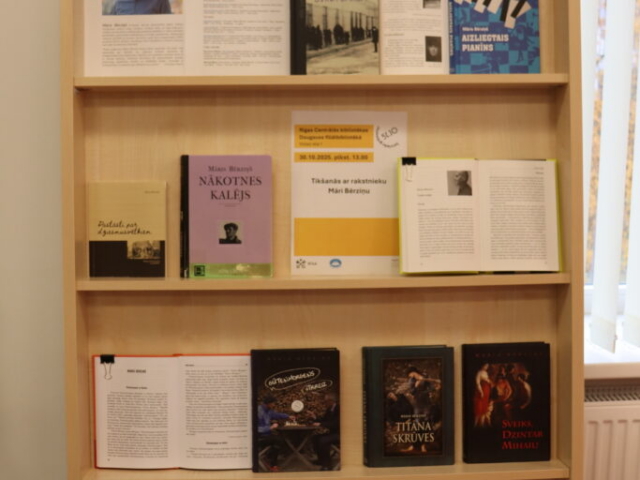 Mārim Bērziņam veltīta iespieddarbu izstāde