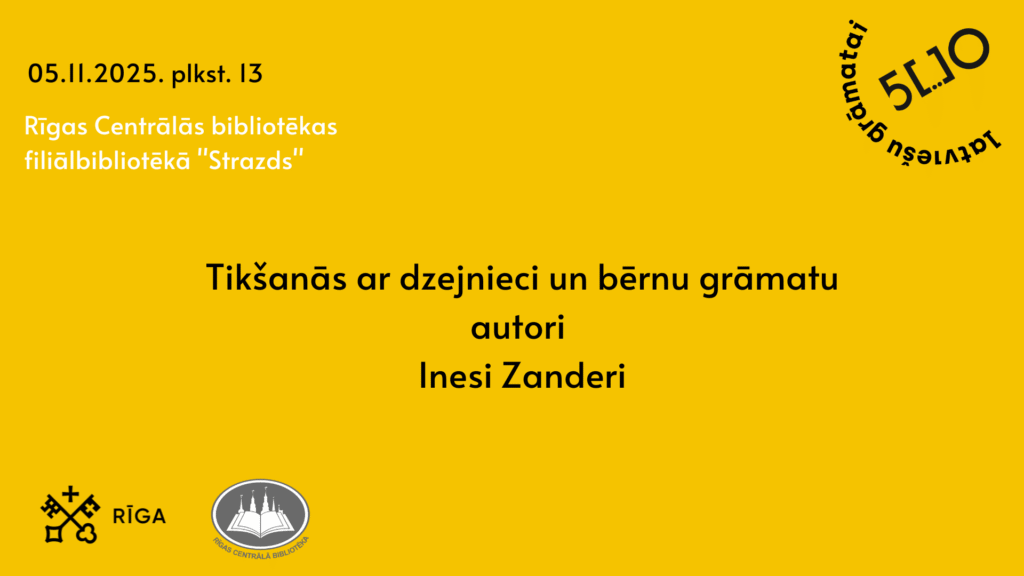 Tikšanās ar dzejnieci un bērnu grāmatu autori Inesi Zanderi