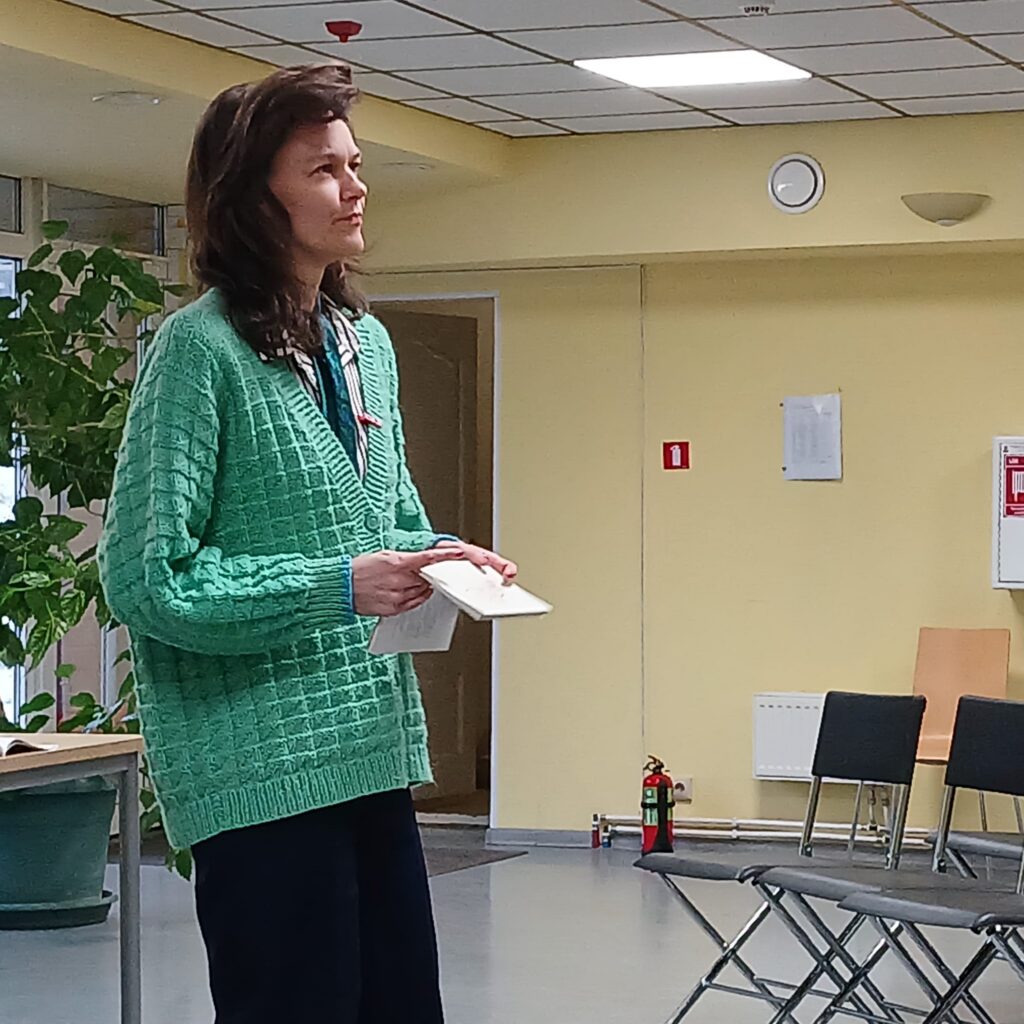 Imantā viesojās latviešu dzejniece Inga Pizāne