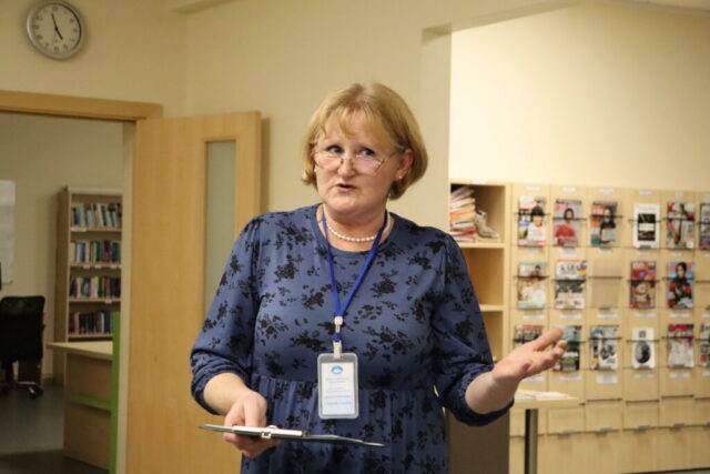 Pasākumu vadīja RCB Ķengaraga filiālbibliotēkas galvenā bibliotekāre Ludmila Saulīte