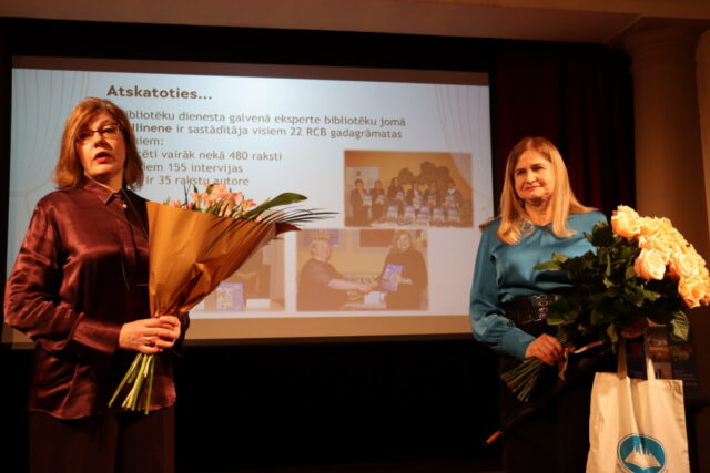 RCB Bibliotēku dienesta vadītājas Aigas Balodes uzruna