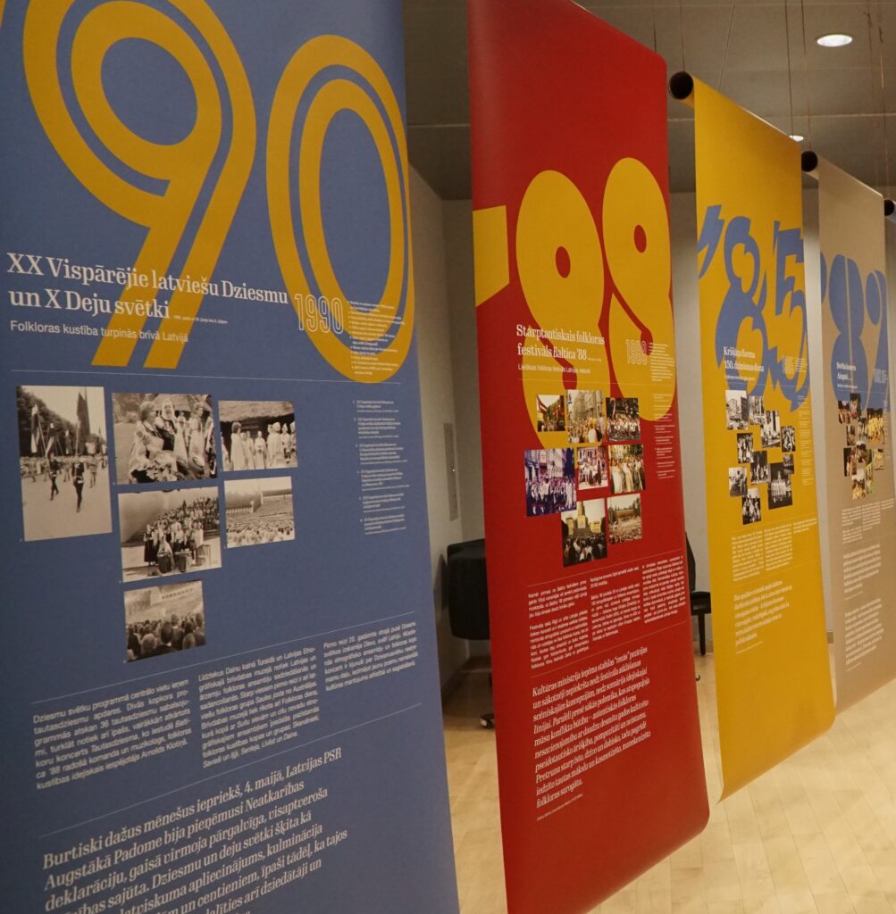 Izstāde “Folkloras kustība un Trešā atmoda: spēki un notikumi”