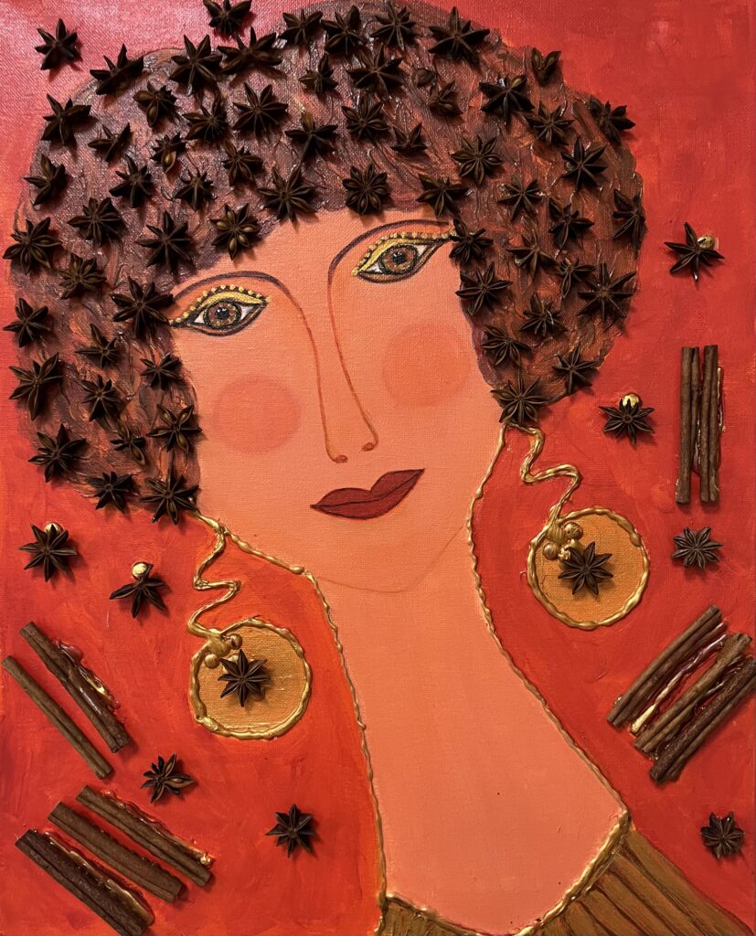 Marinas Stepanovas gleznu izstāde “Dzīves garšas” Ķengaragā