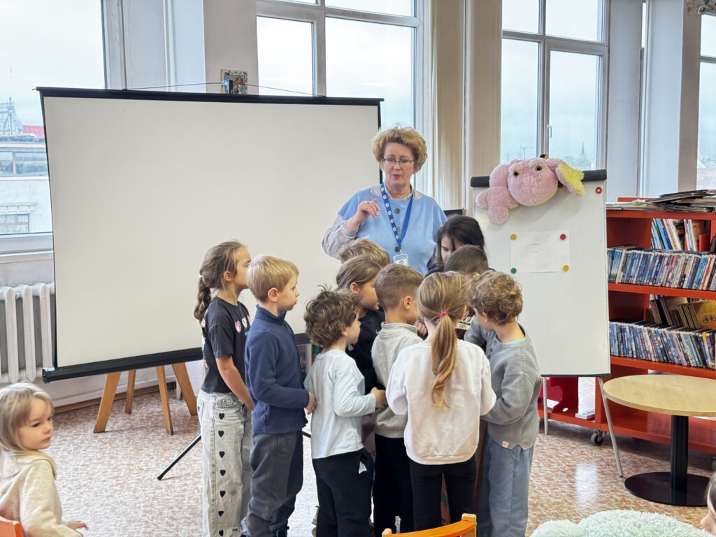 Bērnudārznieki viesojas CB