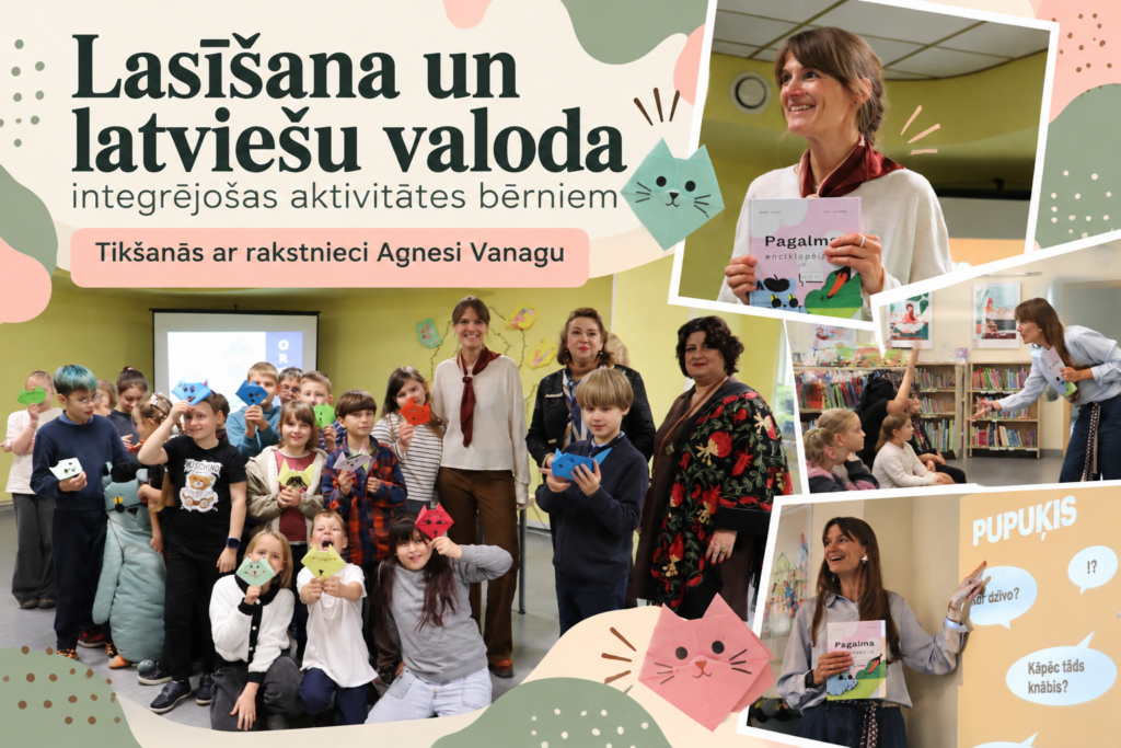 Mazie lasītāji kopā ar rakstnieci Agnesi Vanagu iepazīst “Pagalma enciklopēdiju”